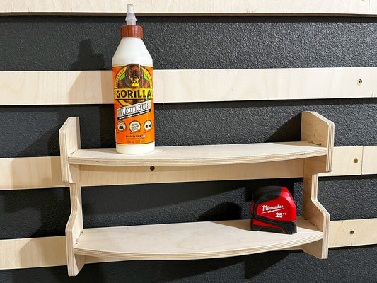 Small Double Shelf for Workshop