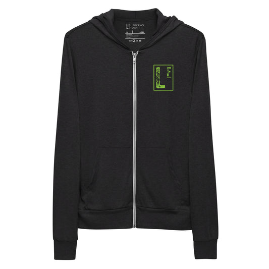 Unisex zip hoodie